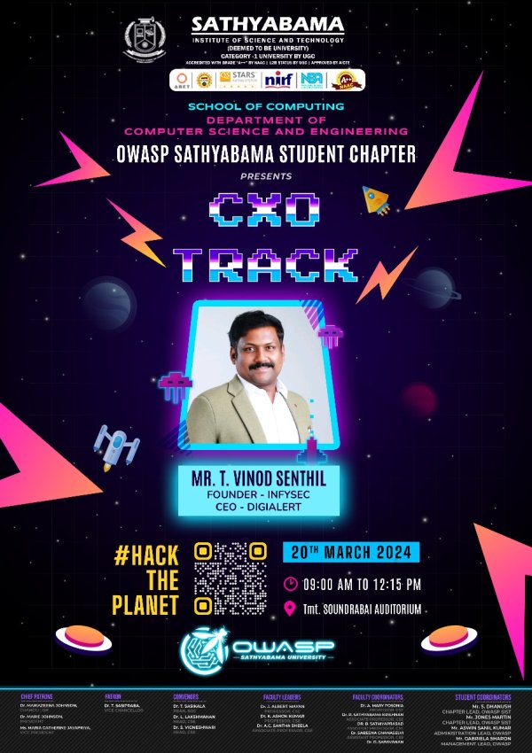 Empowering Future Leaders: CEO Vinod Senthil Guest Lectures at Sathyabama Institute of Science and Technology